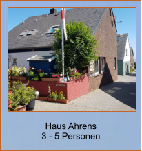 Haus Ahrens 3 - 5 Personen